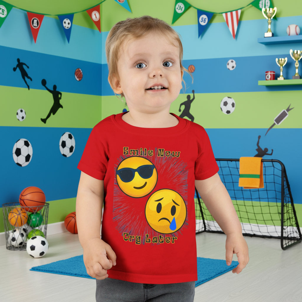 Toddler Smile Now Cry Later Emoji