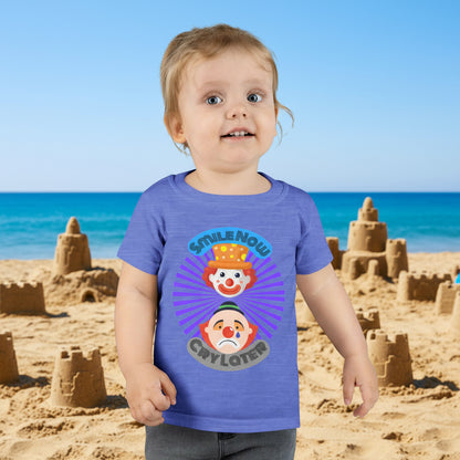 Toddler Smile Now Cry Later Clowns