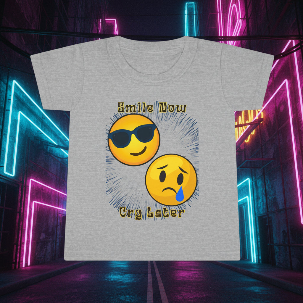Toddler Smile Now Cry Later Emoji