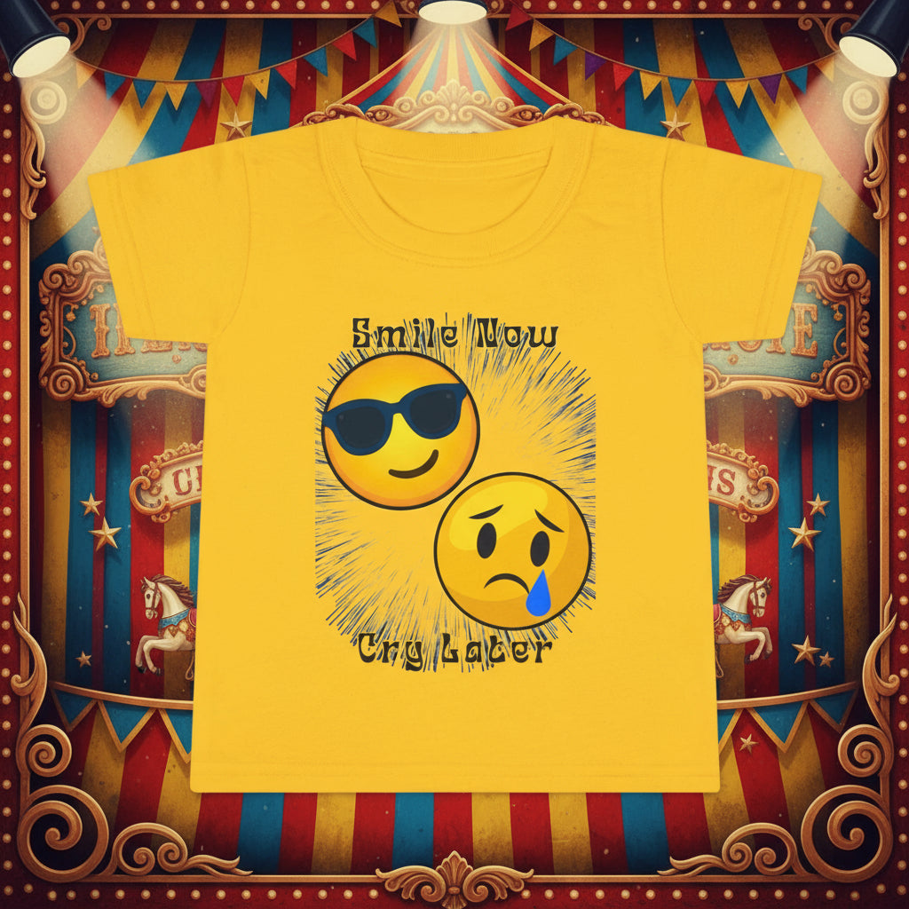 Toddler Smile Now Cry Later Emoji