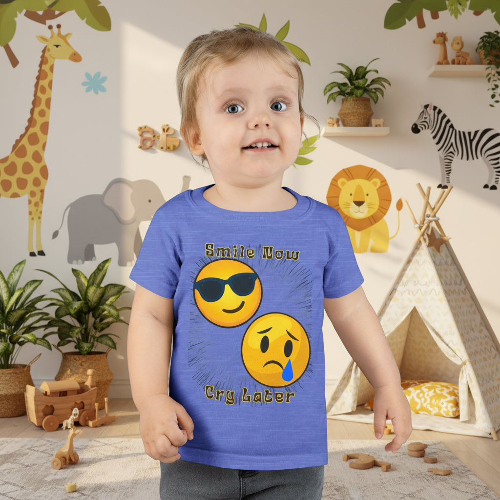 Toddler Smile Now Cry Later Emoji
