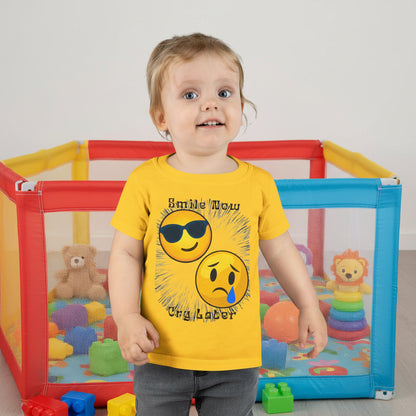 Toddler Smile Now Cry Later Emoji