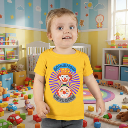 Toddler Smile Now Cry Later Clowns