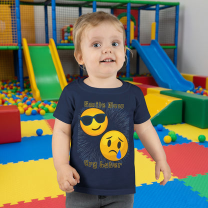 Toddler Smile Now Cry Later Emoji