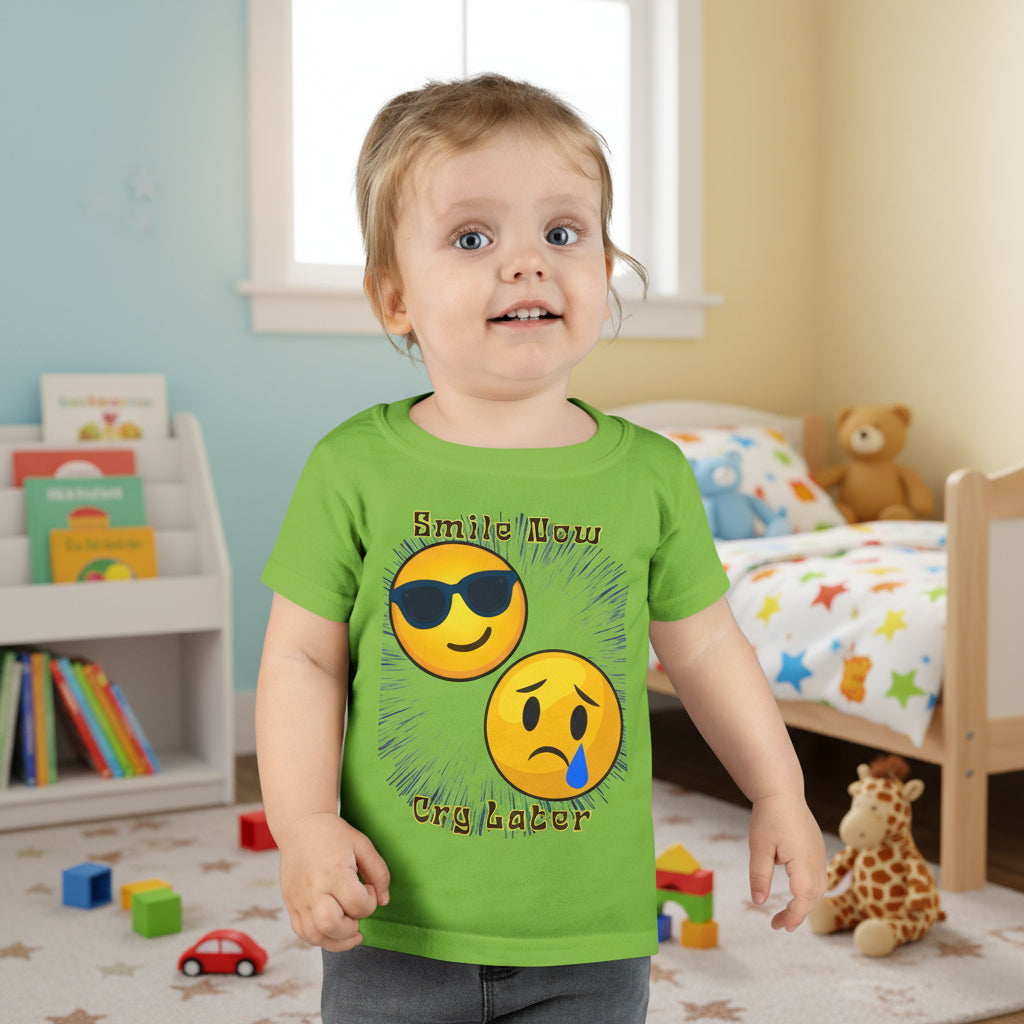 Toddler Smile Now Cry Later Emoji