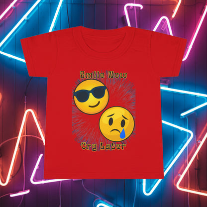 Toddler Smile Now Cry Later Emoji