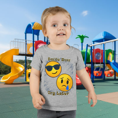 Toddler Smile Now Cry Later Emoji