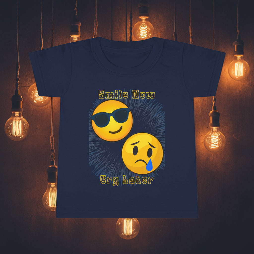 Toddler Smile Now Cry Later Emoji