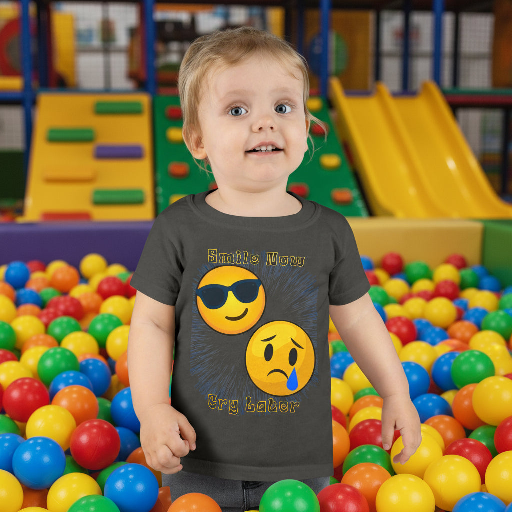 Toddler Smile Now Cry Later Emoji