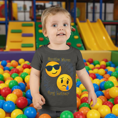 Toddler Smile Now Cry Later Emoji