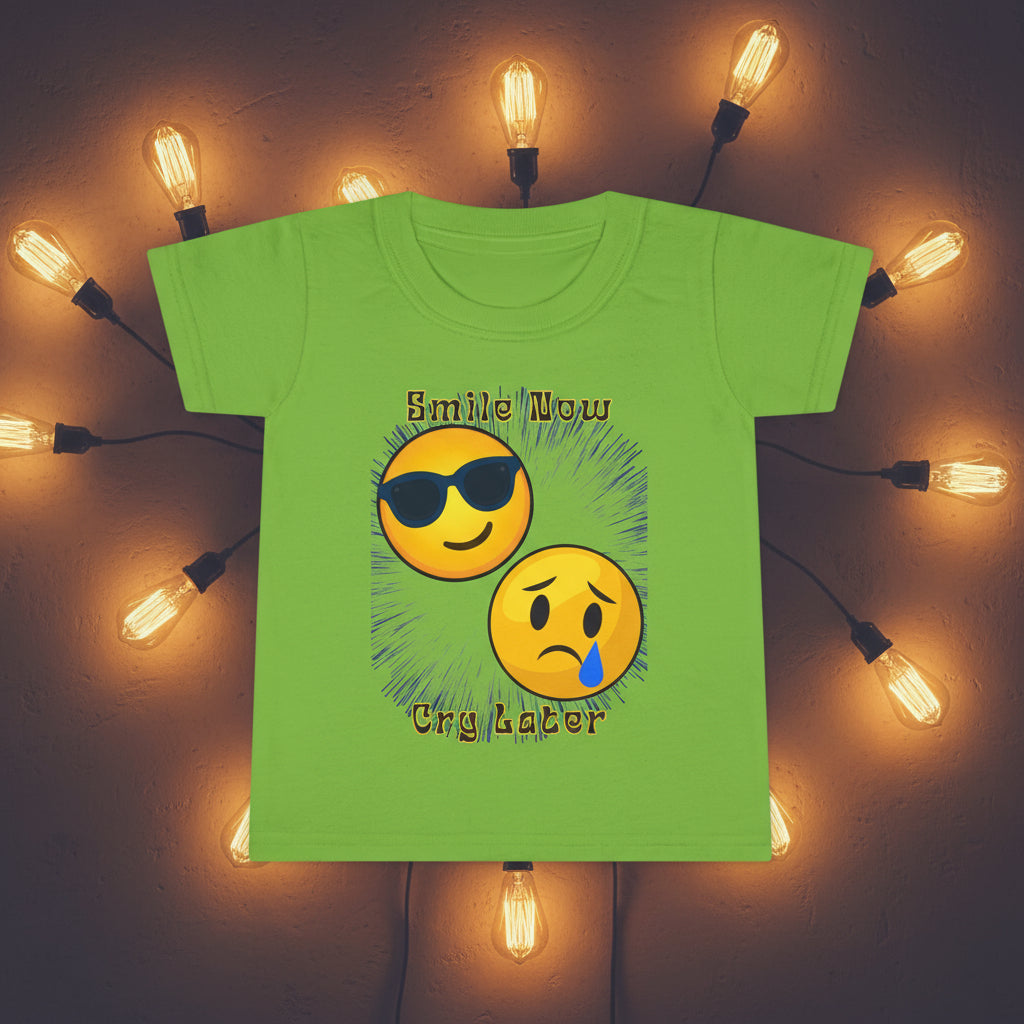 Toddler Smile Now Cry Later Emoji