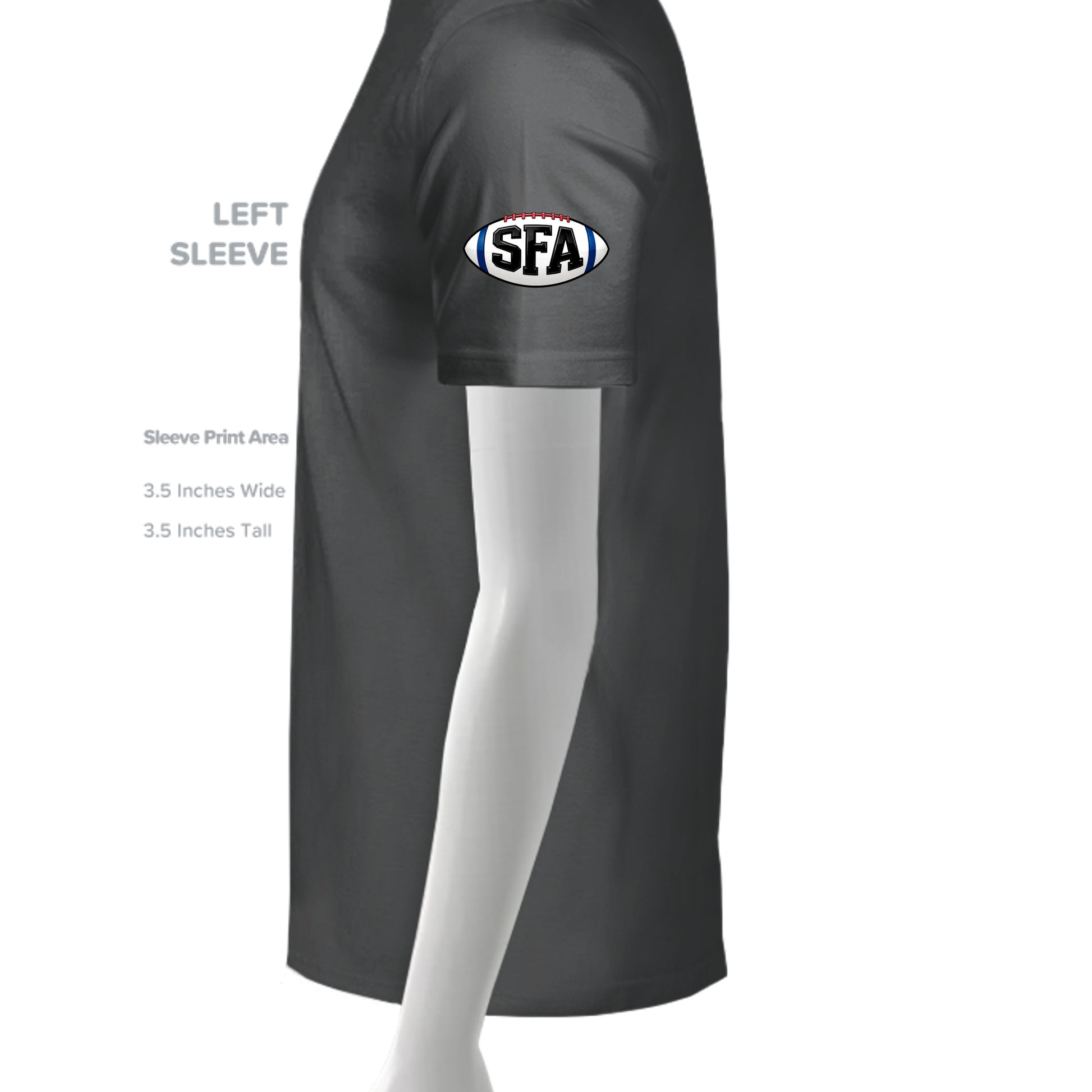SMOKE GRAY - 5250T - SLEEVE_LEFT