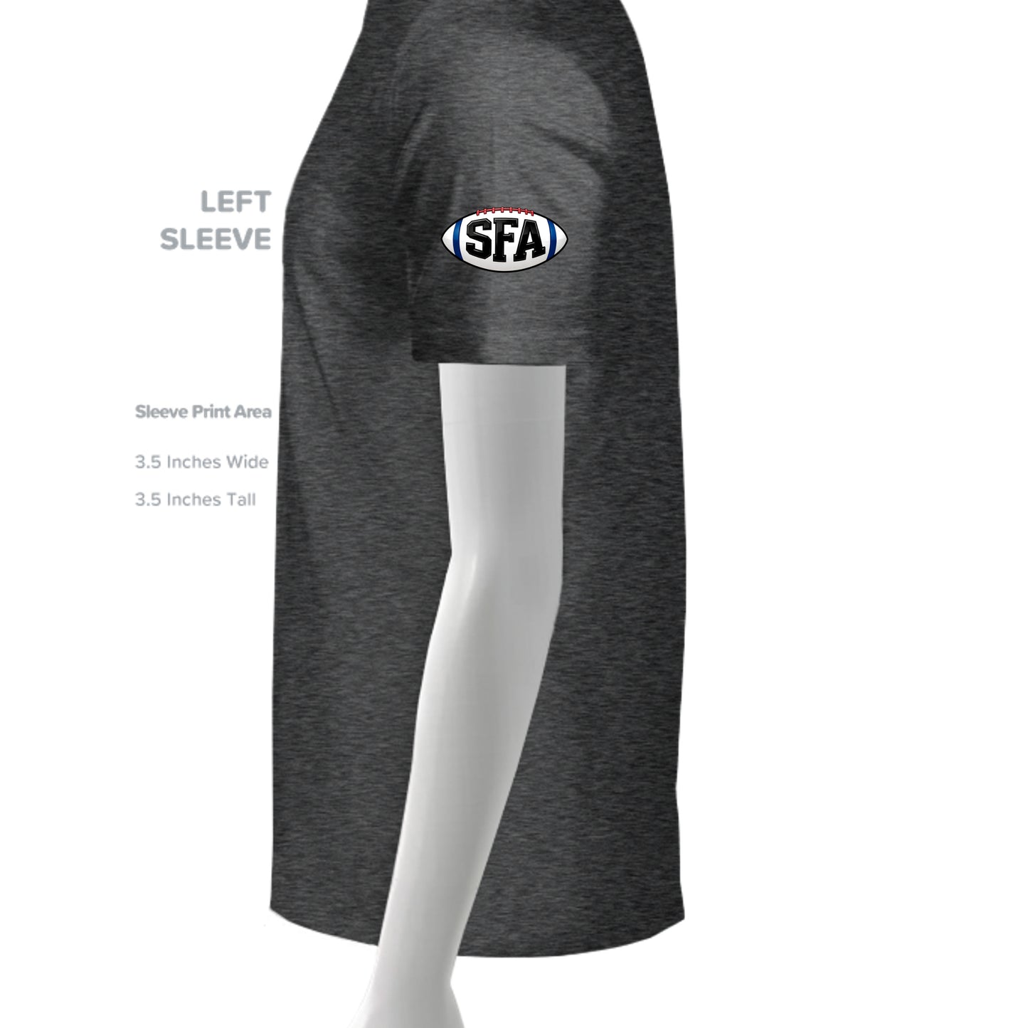 CHARCOAL HEATHER - 5250T - SLEEVE_LEFT