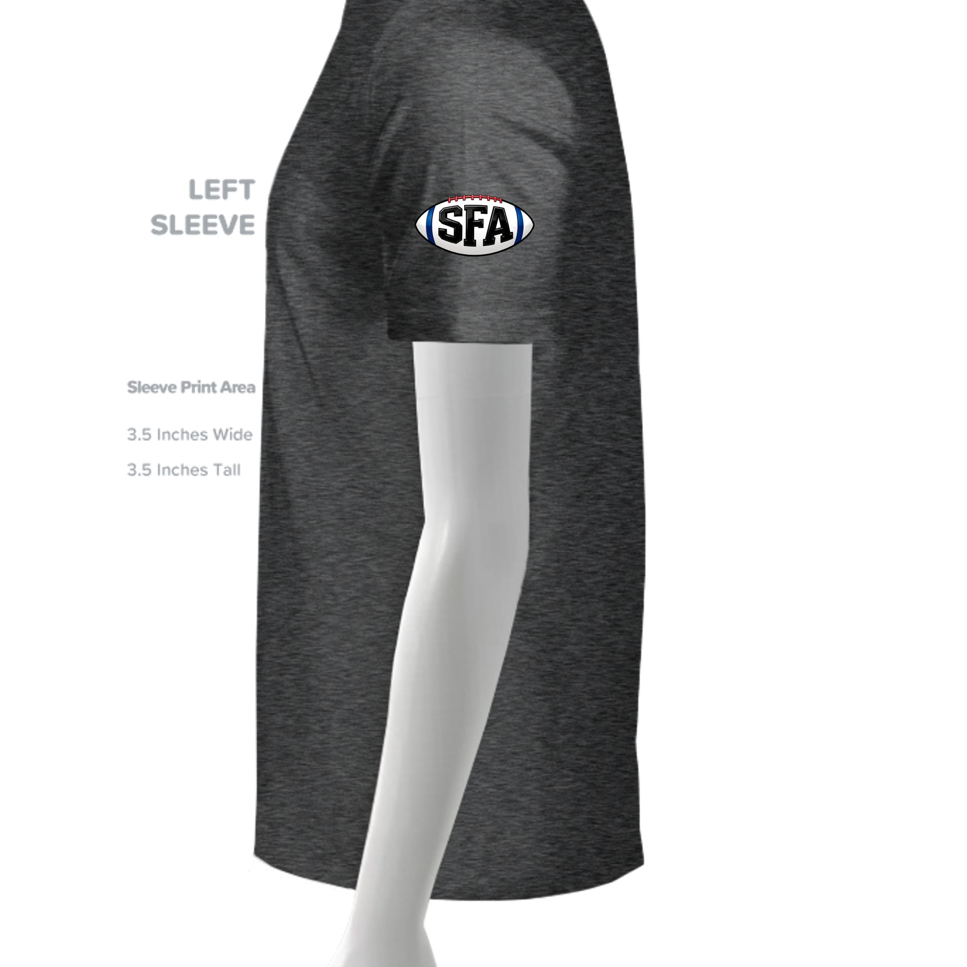 CHARCOAL HEATHER - 5250T - SLEEVE_LEFT